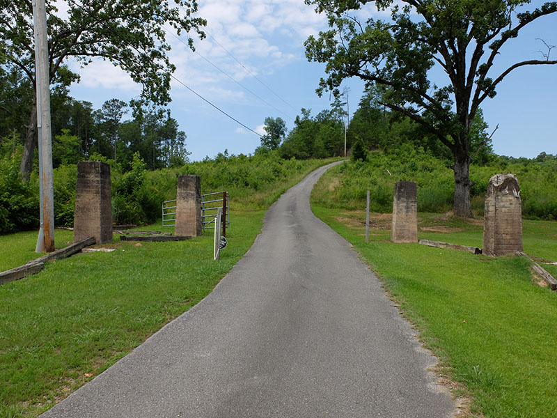 Relocated former lookout footers