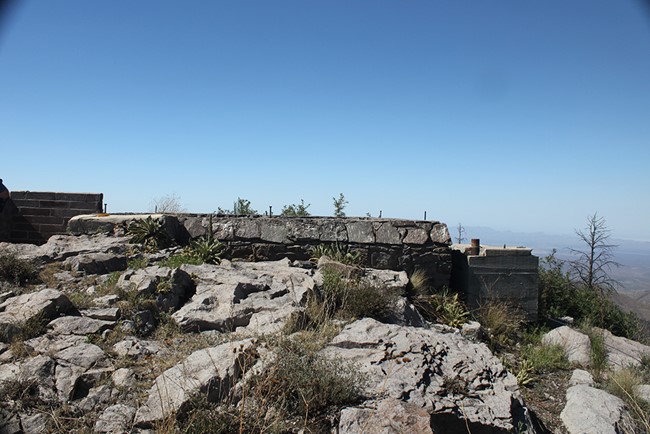 Foundation of the Barfoot Lookout