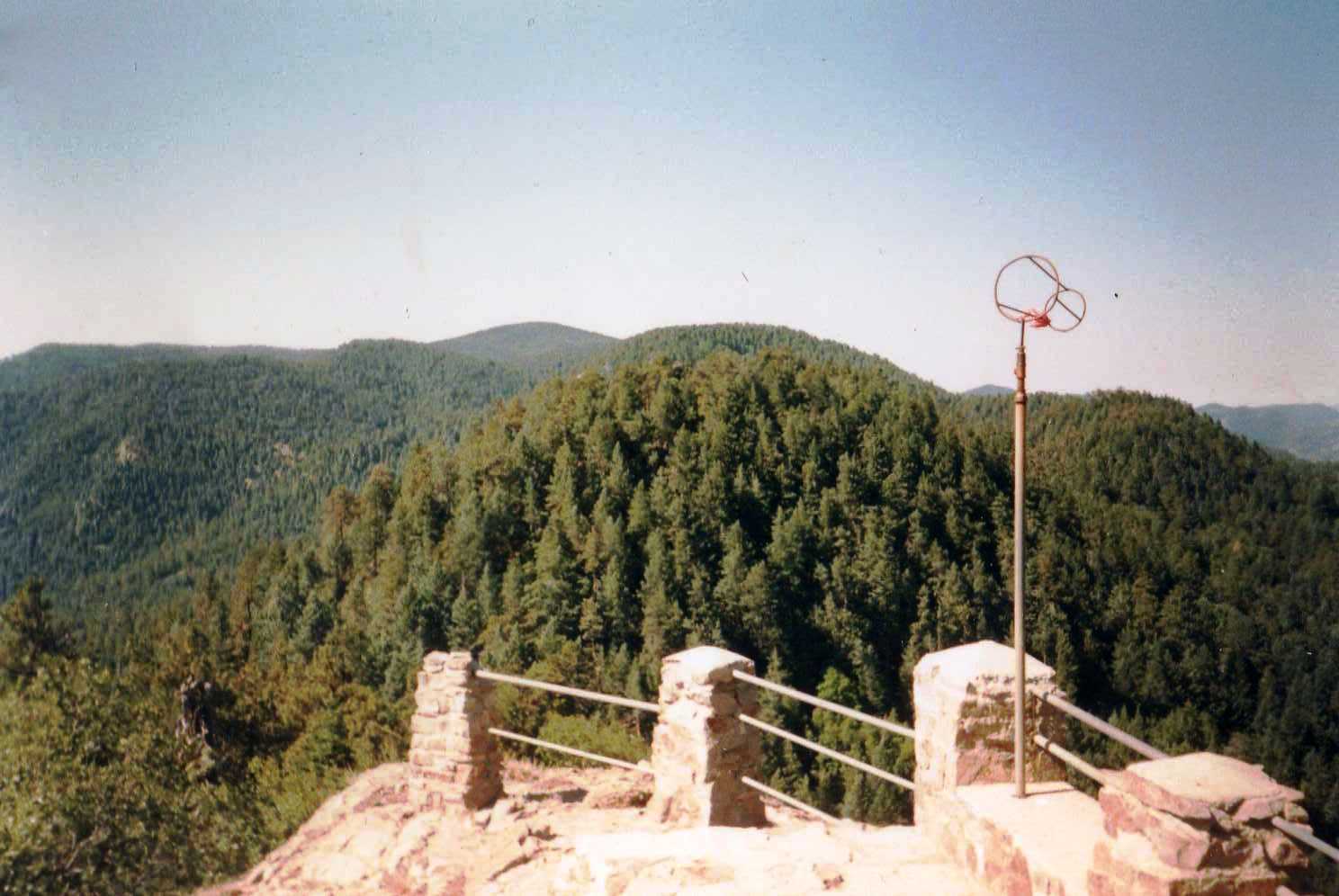 Barfoot Lookout Site in 1989 (Armando Arvizu photo)