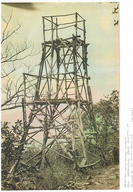 Postcard of tower