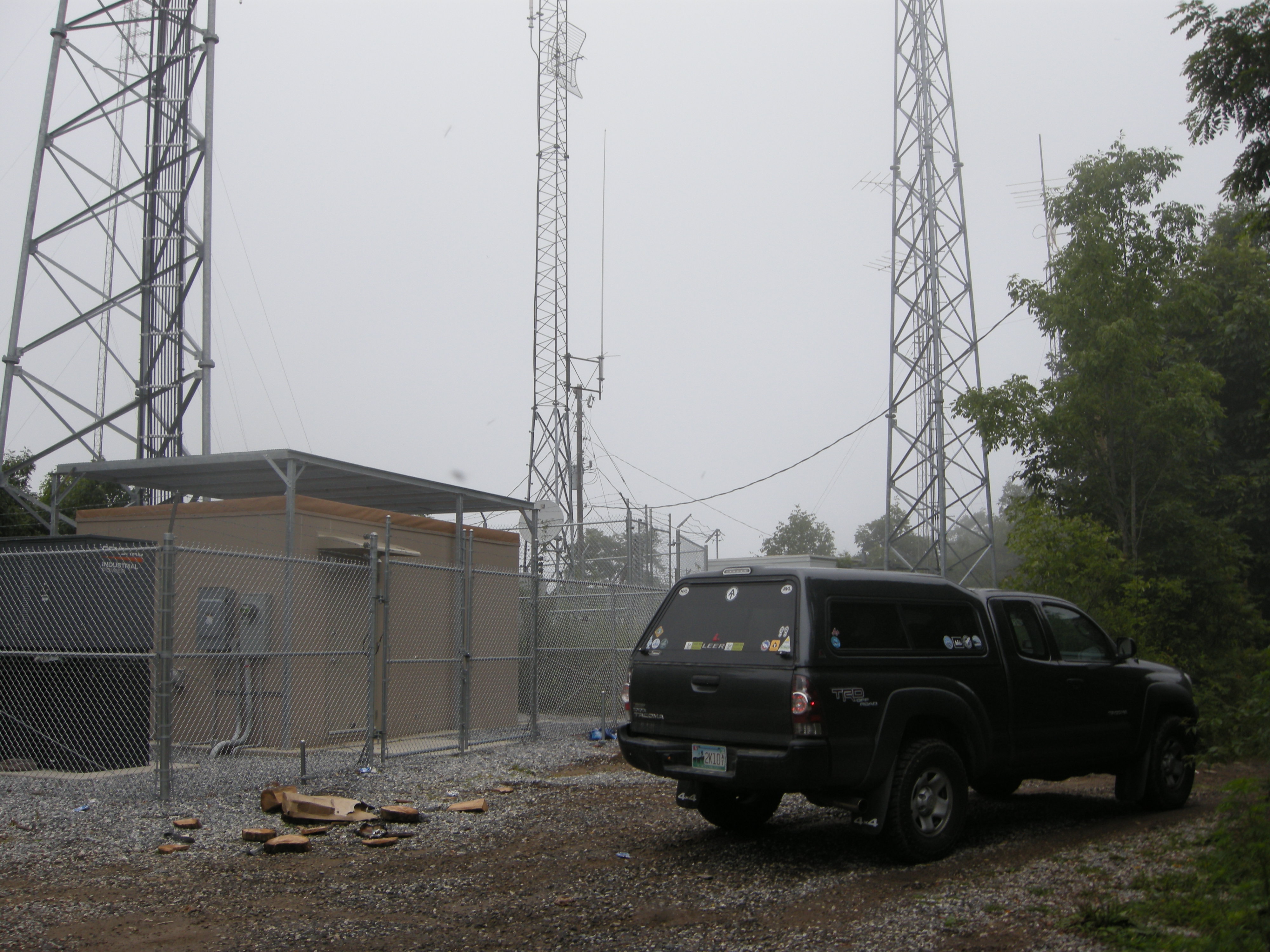 Former lookout site in 2013 (Peter Barr photo)