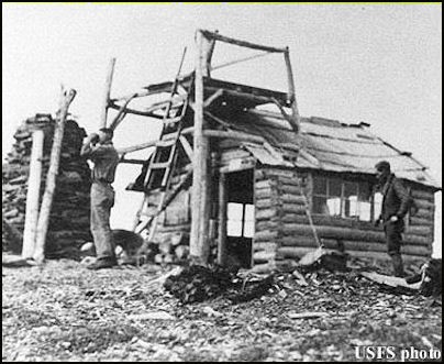 1923 (photos courtesy Fire Lookout Museum)
