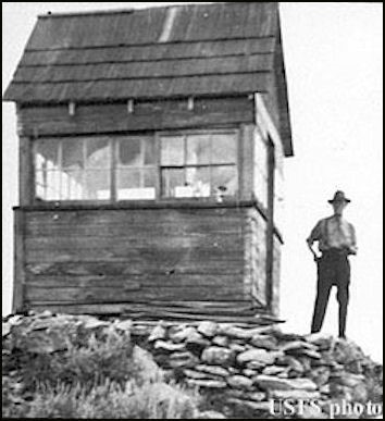1945 (photos courtesy Fire Lookout Museum)