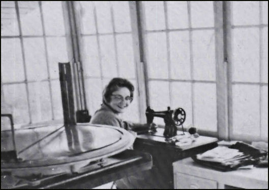 Mary Helen Edgar at her Singer in Summer 1963 atop Paulina Peak