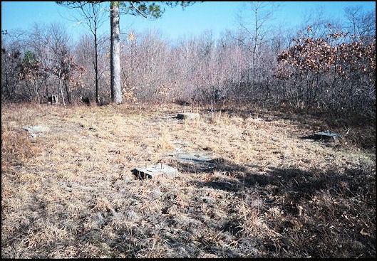 Tower remains in 2000 (Photos courtesy of Pete Carron)