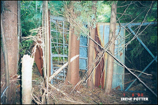 Cab lying on its side 7/8/2000