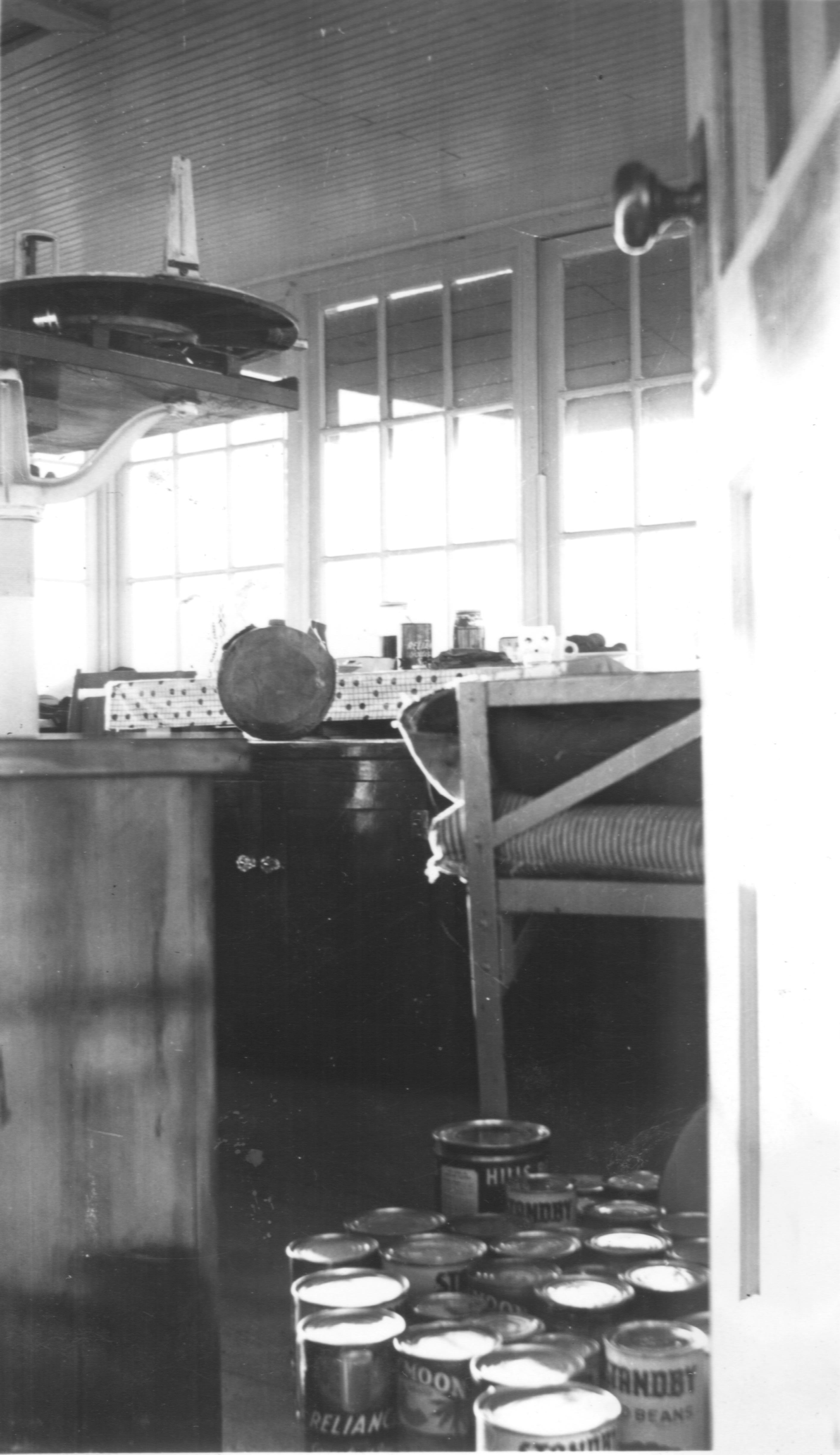 Foodstuffs in 1941 (photo from Mark Lutz)