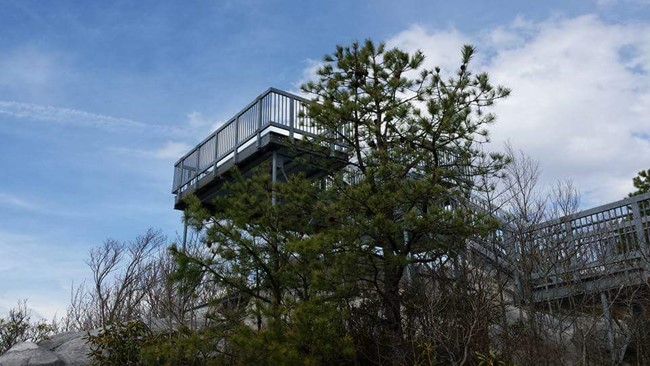 2003 observation tower built on site of former fire tower