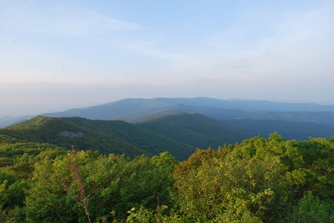 View from Reddish Knob in June 2009