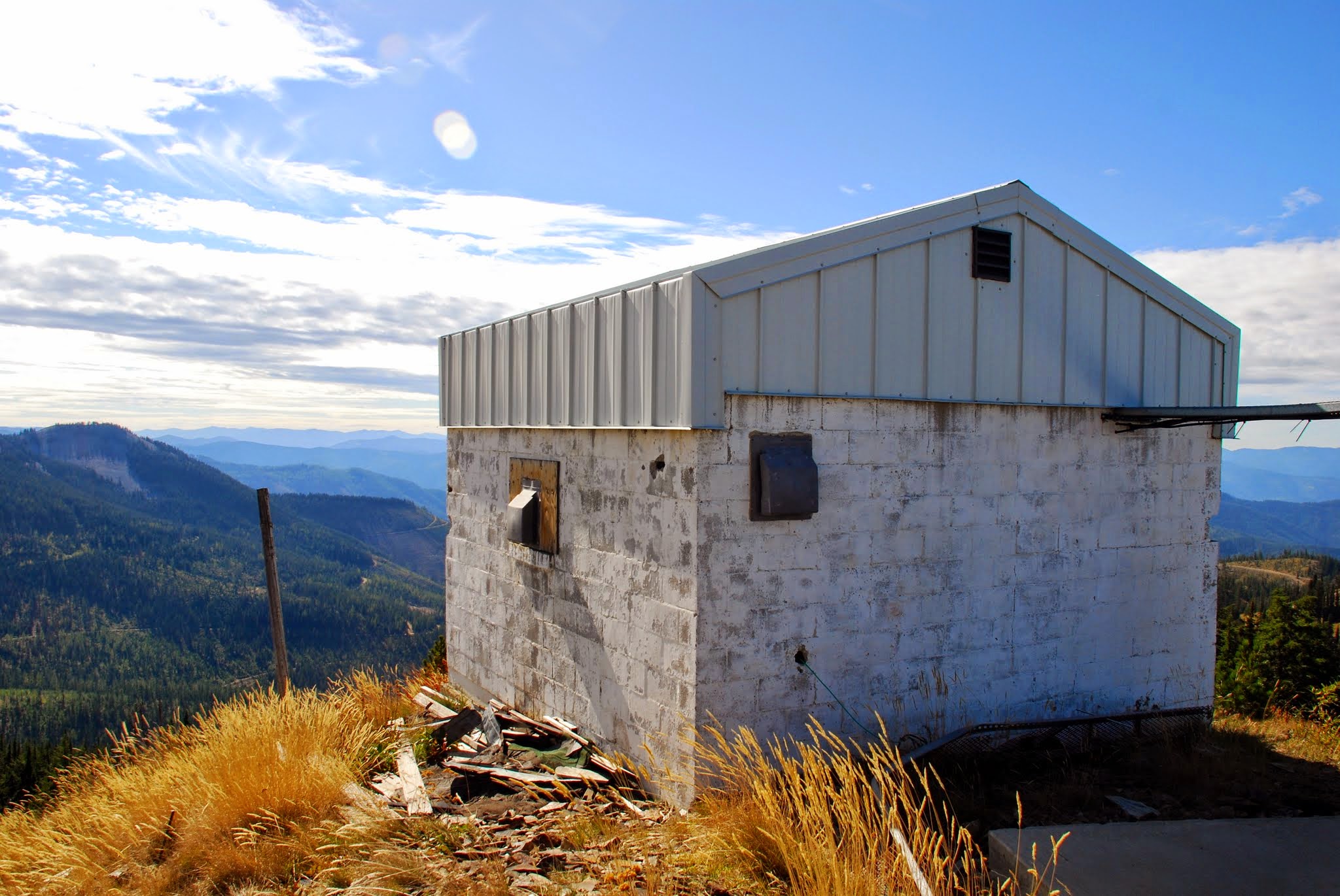 Repurposed base of the last tower