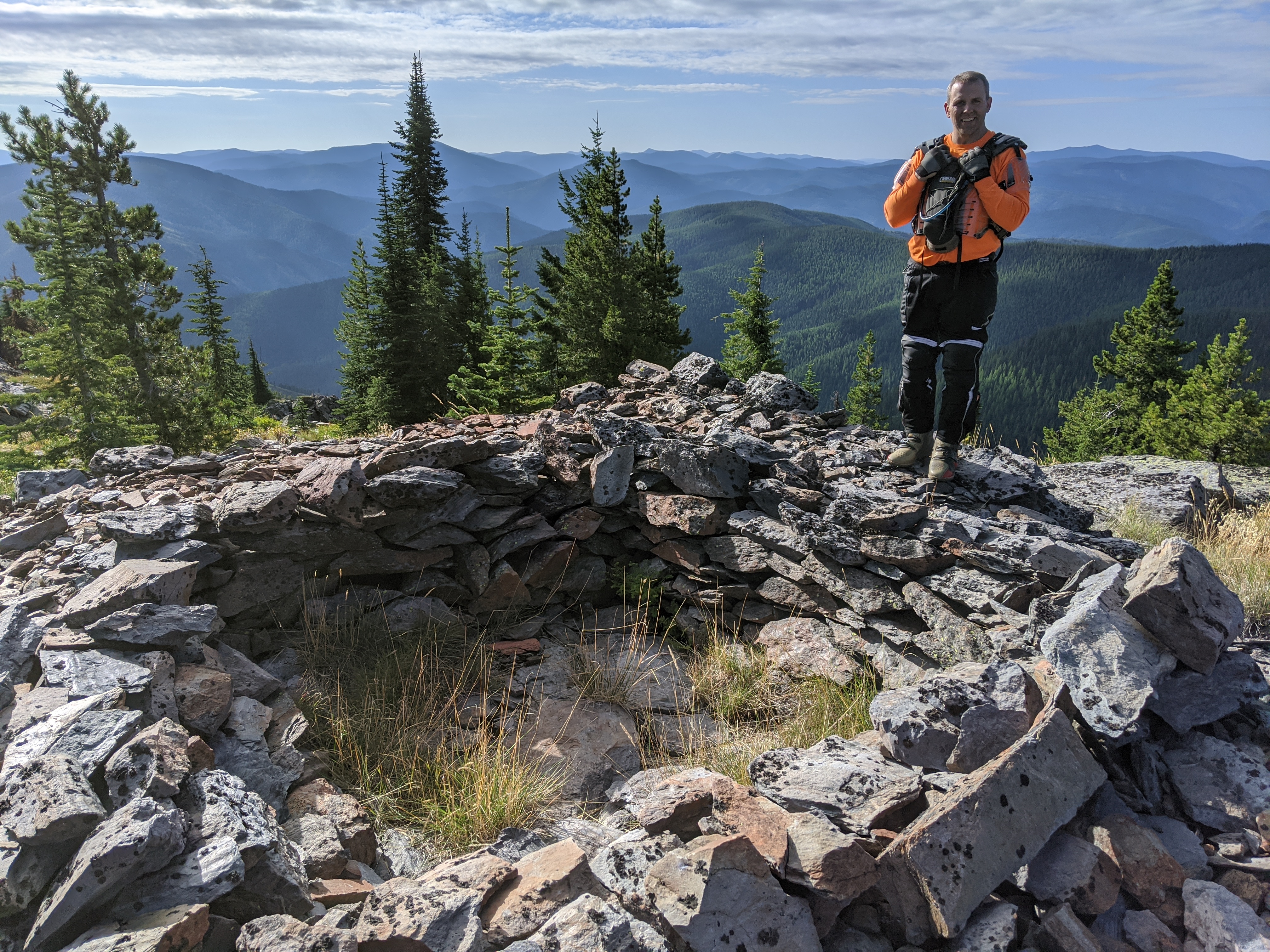 Foundation of former lookout