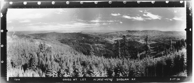 Grass Mountain Lookout panoramic 9-17-36