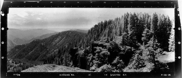 Hanging Rock Lookout panoramic 8-28-36