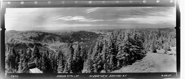 Johnson Mountain Lookout panoramic 6-28-37