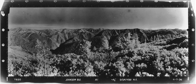 Johnson Butte Lookout panoramic 11-7-36