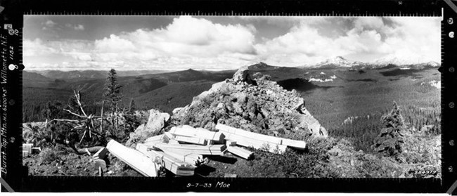 Burnt Top Mountain panoramic 9-7-1933