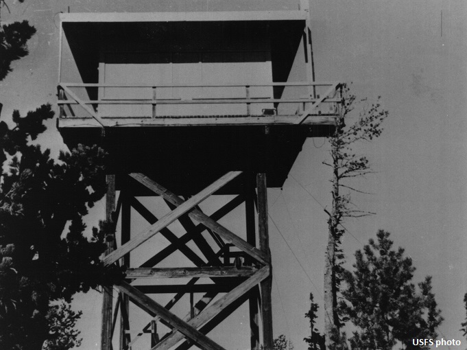 Cultus Mountain Lookout 1950s
