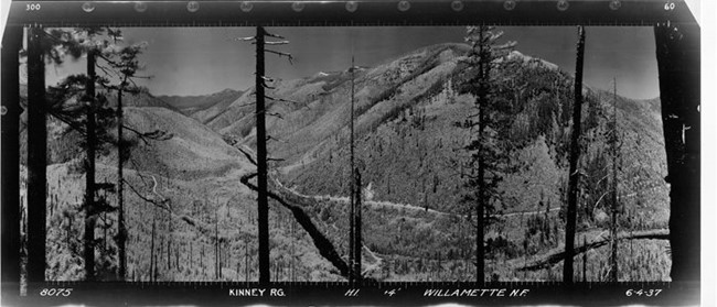 Kinney Ridge Lookout panoramic 6-4-1937