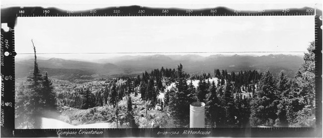 Maxwell Butte Lookout panoramic 5-28-1934