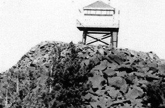 Crane Mountain Lookout 1958