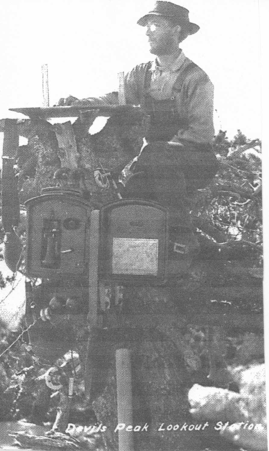 Devils Peak Lookout 1915 - 1917