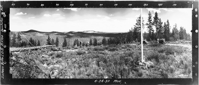 Sixteen Butte Lookout panoramic 6-24-1933