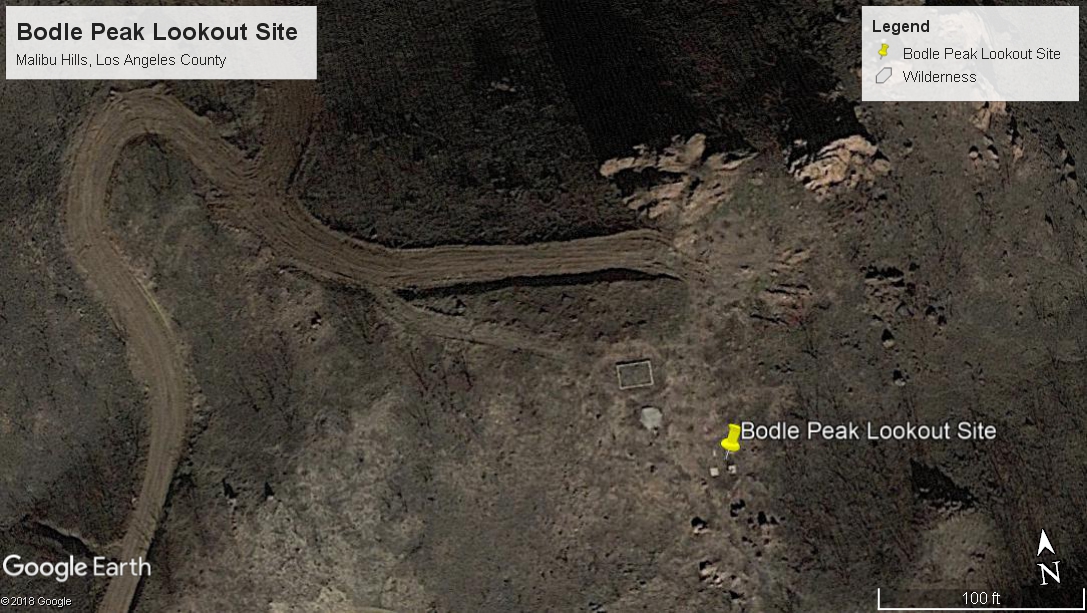Bodle Peak Lookout Site - Malibu Hills - Footings and foundation