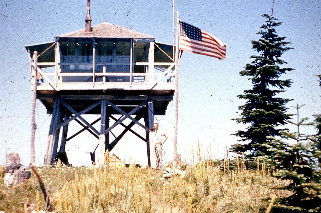 Fish Creek Mountain Lookout 1956