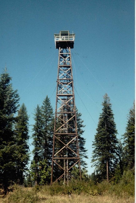 Lenhart Butte Lookout 1930's - 1972