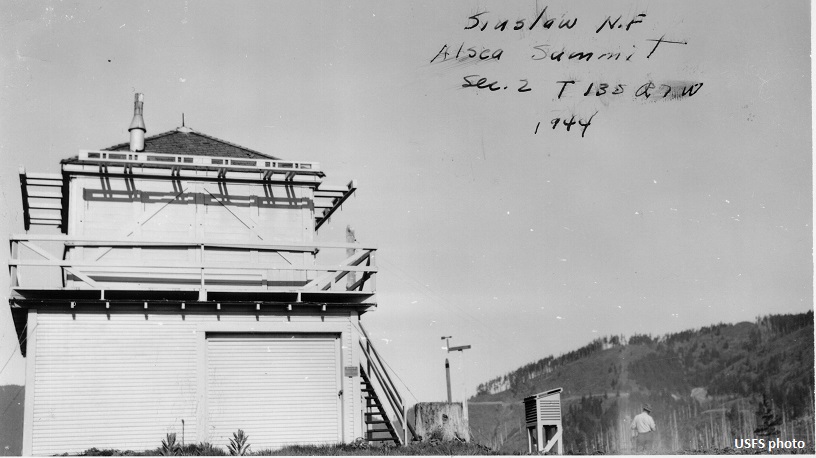 Alsea Summit Lookout 1944