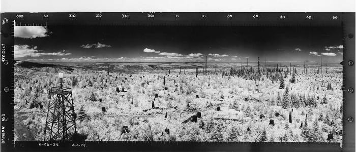 Benson Mountain Lookout panoramic 6-26-1936