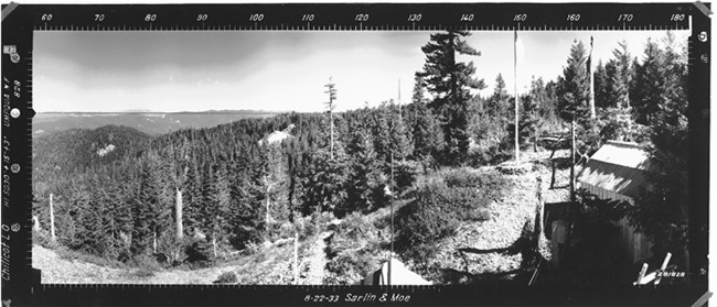 Chilcoot Mountain Lookout panoramic 8-22-1933