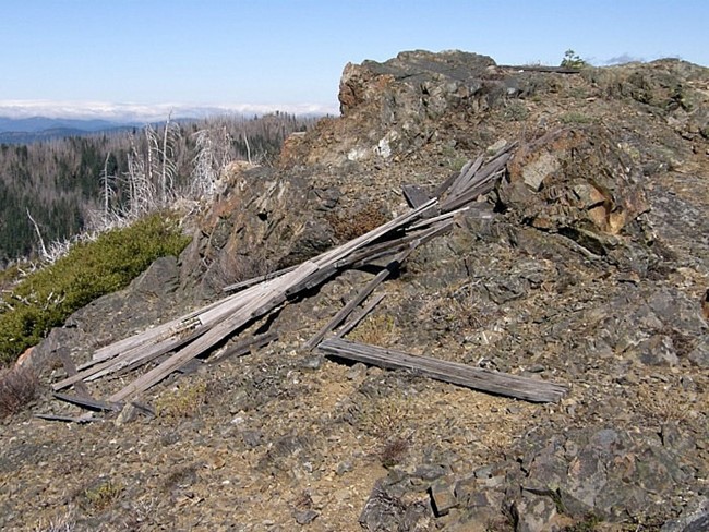 Fishhook Peak Lookout site 2007