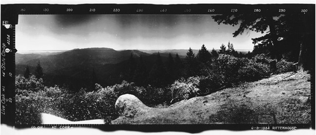 Live Oak Mountain Lookout panoramic 6-9-1934