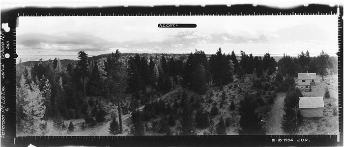 Peterson Point Lookout panoramic 10-18-1934