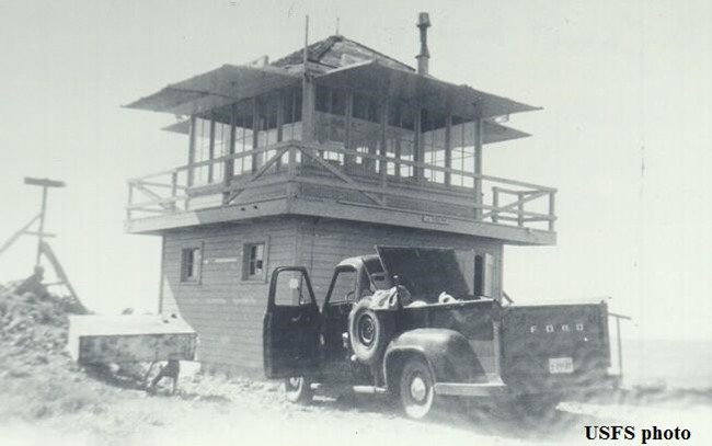 Round Mountain Lookout 1950 - 1972