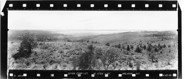 Spion Copp Lookout panoramic (Southwest) 6-20-1938