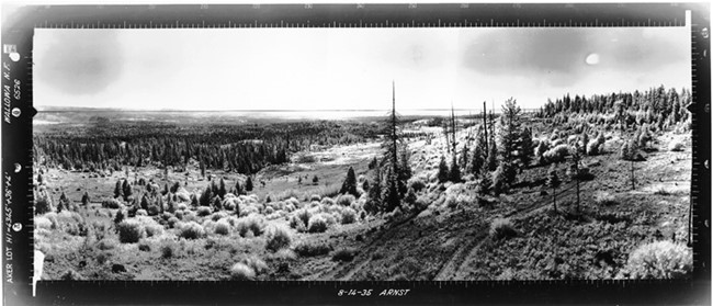 Akers Butte Lookout panoramic 6-14-1938