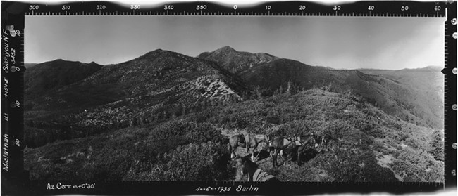 Mislatnah Mountain Lookout panoramic (North) 4-6-1934