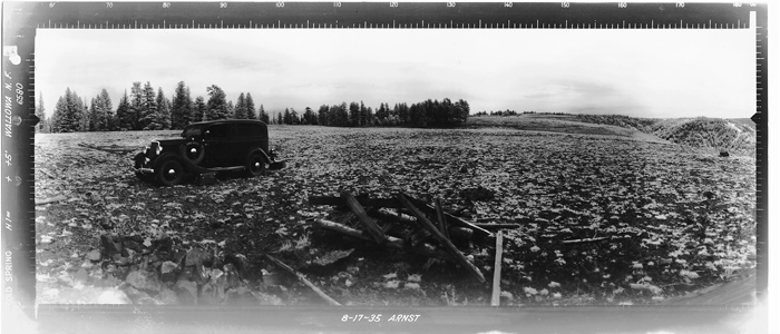 Cold Springs Lookout panoramic 8-17-1935
