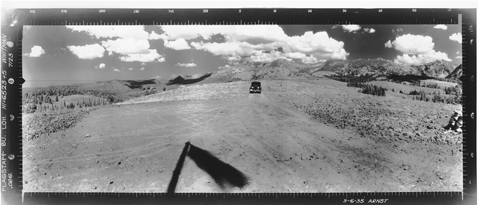 Flagstaff Butte Lookout panoramic 9-6-1935