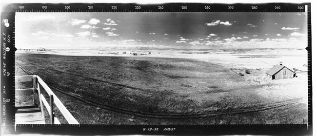 Gill Ranch Lookout panoramic 8-19-1935