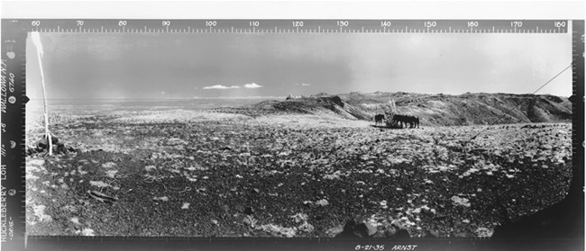 Huckleberry Mountain Lookout panoramic 8-21-1935