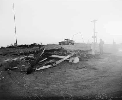 Grass Mountain Lookout Destroyed - Munz Lake Fire, August 27, 1951 - "Angelus" National Forest near Lake Hughes