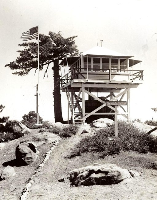 Madulce Peak Lookout  -  1937