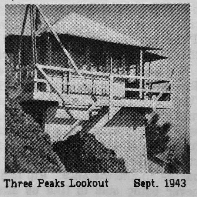 Three Peaks Lookout - 1943