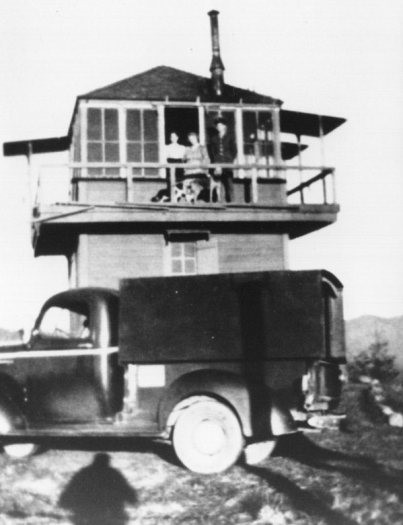 Burnt Hill Lookout 1940s