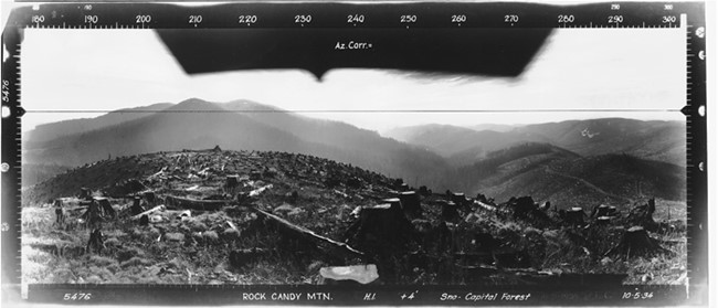Rock Candy Mountain Lookout panoramic 10-5-34 (SW)