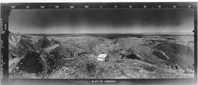 Mount Townsend Lookout panoramic 8-27-35 (N)