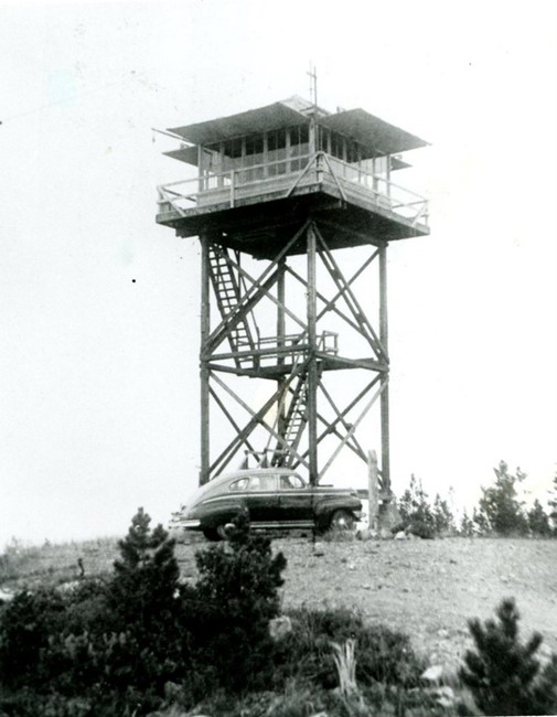 Camp Six Mountain Lookout - Circa 1948